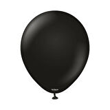 Gemar Parti Doğum Günü Organizasyon Balon - 28 Cm. - Ivory - Siyah - 100 Adet 