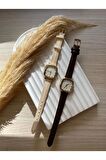 Bs Stıll Vintage Kadın Kol Saati Retro quartz deri kordon 1 Adet