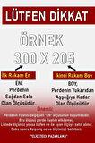 Taç Lidya Tül Perde 1x3 Pile - Ekstra Gramajlı - Ütü Gerektirmez