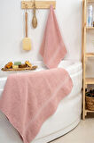 2' li Banyo Havlu Seti Gülkurusu