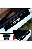 OPEL ASTRA İÇİN ÖZEL YENİ UYUMLU AKSESUAR OTO BAGAJ VE KAPI EŞİĞİ ÖZEL YENİ STİCKER SET PİANO BLACK