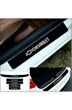CHEVROLET İÇİN ÖZEL YENİ UYUMLU AKSESUAR OTO BAGAJ VE KAPI EŞİĞİ ÖZEL YENİ STİCKER KARBON