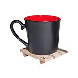 Barış Dizayn Doğal ahşap Bardak altlığı fincan altlığı çay tabağı (6lı set)