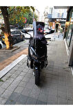 Barossa ADV 125 Siperlik Ön Cam 2024 Model 78cm Siyah Renkli 4mm UZUN CAM