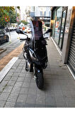 Barossa ADV 125 Siperlik Ön Cam 2024 Model 78cm Siyah Renkli 4mm UZUN CAM