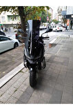 Barossa ADV 125 Siperlik Ön Cam 2024 Model 78cm Siyah Renkli 4mm UZUN CAM