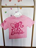 Kız Çocuk Barbie Tayt Takım