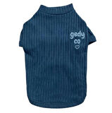 Gedyco Indigo Basic Küçük-Orta Irk Köpek T-shirtü