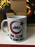 baskılı kupa - bir ölür bin diriliriz