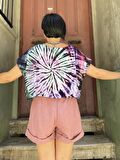 Batik Tasarım Crop Bluz, bohem Bluz, Tasarım Bluz, Salaş Bluz