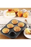 Mini Çocuklar İçin Cupcake Fırın Kalıbı 6 Büyük Bölmeli Muffin Kek Kalıbı