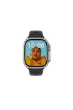 49 mm Ekranlı GPS Özellikli Siyah Silikon Kordonlu Akıllı Saat ve Aktivite Takip Cihazı