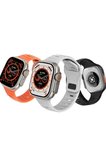 49 mm Ekranlı GPS Özellikli Siyah Silikon Kordonlu Akıllı Saat ve Aktivite Takip Cihazı