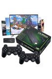 Kablosuz Çift Kollu Retro Oyun Kumandası, 32 GB Dahili Hafıza ile PC Uyumlu Siyah Gamepad