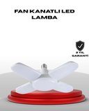 4 Kollu Katlanır Pervane LED Ampül 60 Watt Yüksek Aydınlatma ve Enerji Tasarrufu