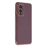One Plus 9 Kılıf Volet Silikon - Mor