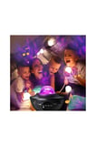 Projektör Özellikli Bluetooth Hoparlör ve RGB LED Işıklı Gece Lambası, Siyah Renk