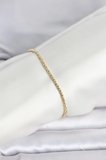 CM 14K Gold Renk Burgulu Zincir Model Kadın Bileklik