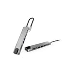 Çok Fonksiyonlu Type C Hub USB HDMI Ethernet Kart Okuyucu