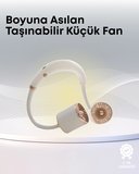 Yazlık Taşınabilir Sessiz Boyun Fanı 3 Kademe Hız Ayarlı
