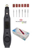 Tırnak Törpü Makinesi Seti Yeni Trend USB'li Üstün Tasarım Nail Drill Nail Art Gri Renk Garantili