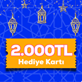 Pazarama Hediye Çeki 2000 TL