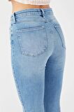 Kadın Mavi Süper Skinny Fit Jean Pantolon
