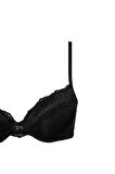 DeFacto Dantel Detaylı Dolgulu Push Up Bra-Fall in Love D8163AX25SPBK81