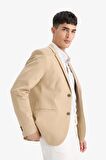 DeFacto Slim Fit Dar Kesim Astarlı Blazer Ceket W9254AZ25SPBG193
