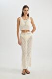 DeFacto Regular Fit Ajurlu Triko Maxi Plaj Eteği-Fall in Love B6888AX24SMER103