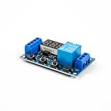 Zaman Ayarlı Geciktirmeli Röle Kartı Led Ekran 6-30V Micro USB