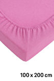 Tek Kişilik Düz Penye %100 Pamuklu Lastikli Çarşaf 100X200