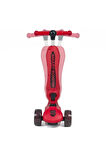 Toys Oturaklı Çocuk Scooter 3 Tekerlekli Led Işıklı Scooter Yükseklik Ayarlı 1-5 Yaş Scooter