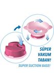 Beslenme Seti(vakumlu Mama Tabağı + Paslanmaz Çelik Çatal Kaşık Seti )