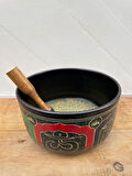 Tibet Meditasyon Ses Çanağı, Meditasyon Çanı, Yoga Çanı, Tibet Çanağı, Singing Bowl (21 cm)