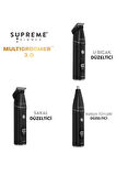 Supreme Trimmer Multigroomer 3.0 Islak/Kuru 14 Parça Erkek Tıraş Makinesi Seti – Burun Kulak Sakal Saç Bakımı