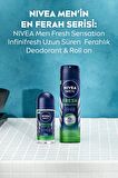 Nivea Men Erkek Sprey Deodorant Fresh Sensation 150ml, 72 Saat Anti-perspirant Koruma, Uzun Süreli Koruma