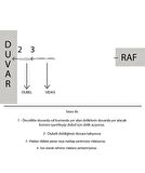 İkili Beyaz Mdf Uçan Duvar Rafı Gizli Bağlantı Uçan Raf Duvara Monte 70 cm - 80 cm