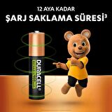 Duracell Şarj Edilebilir AAA 900mAh Piller, 2 Li Paket