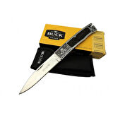 Buck Kemer Klipsli Desenli Çakı BK-001BRV-23 CM