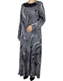 ANNE DESENLİ KULPLU ELBİSE ANNE3