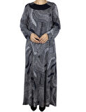 ANNE DESENLİ KULPLU ELBİSE ANNE3