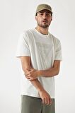 Erkek Azha Cn Over T-Shirt - Beyaz | S