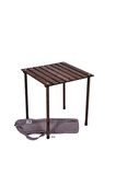 BAG THE JOY AHŞAP KATLANIR MASA SANDALYE SETİ – 50*50*50cm ANTRASİT - LACİVERT