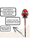 Spderman Büyük Boy Çizgili Defter 50 Yaprak ve Örümcek Adam Şekilli Kalem Başlığı ile Kurşun Kalem