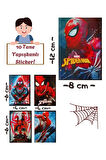 Spderman Defter,Stickerlı Boyama Kitabı,Sticker ,Kurşun Kalem,Örümcek Adam Kalem Başlığı,Boya Kalemi