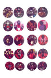 SQUID GAME Boyama Kitabı Stickerlı & Arka Kapak Kesilerek Maskeli ,16 sayfa Boyanacak Sayfalı