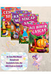 Mini Masallar Sersi Kitap Dizisi 10'lu Set 16 sayfa Renkli Resimli Mini Baş Ucu Kitabı 12*16cm