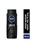 Nivea Men Deep Dimension Duş Jeli 500 ml Sprey Deodorant 150 ml Roll-on Deodorant 50 ml  banyo