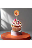 Ayıcık Sevimli Ayı Pasta Kürdanı Doğum Günü Pasta Süsleme Cupcake Kürdan Süsü 20 Adet